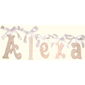 Alexa Glitter Wall Letters