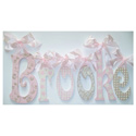 Brooke's Glittery Wall Letters