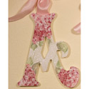Sparkly Flowers Wall Letters