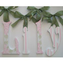 Lily's Chic Wall Letters