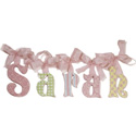 Sarah Glitter Wall Letters