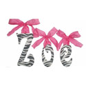 Zoe's Zebra Wall Letters