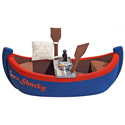 Capt'n Sharky Toddler Boat Bed