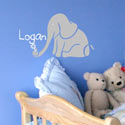 Logan's Elephant Wall Decal