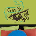 Adventure Plane Wall Decal