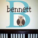 Bennett's Owl Wall Decal