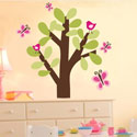 Butterfly Tree Wall Decal