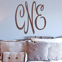 Christine's Monogram Wall Decal