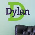 Dylan's Preppy Wall Decal
