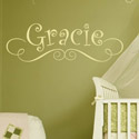 Gracie's Personalized Wall Decal