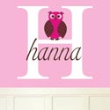 Hanna's Owl Wall Decal