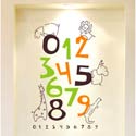 Jungle Numbers Wall Decal