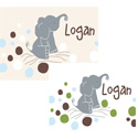 Logan's Dots Canvas Art 