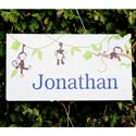 Personalized Monkeying Around Canvas Art