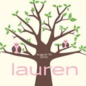 Owl Tree Canvas Wall Art