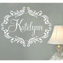 Princess Personalized Frame Wall Decal