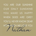 Our Sunshine Canvas Wall Art