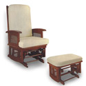 Classic Glider and Ottoman