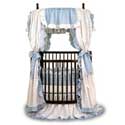 Baby Ruffle Round Crib Bedding
