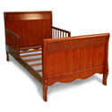 Solid Panel Sleigh Toddler Bed