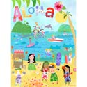 Aloha Girls Stretched Art