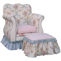 Blossoms and Bows Kids Empire Chair