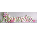 Butterfly Flower Wall Letters