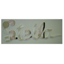 Stella's Tan Dots Wall Letters
