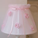 Tulle Roses Lamp Shade