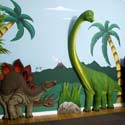 3D Dinosaur Wall Art Decor