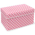 Polka Dot Double Folding Storage Seat