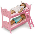 Blossoms & Butterflies Doll Bunk Bed