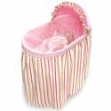 Pink 'n Stripe Embrace Bassinet