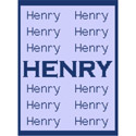 Custom Repeated Name Stroller Blanket
