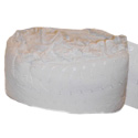 White Eyelet Round Crib Bumper