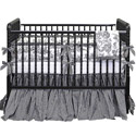 Gingham Toile Crib Bedding Set
