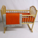 Suede Susie Cradle Bedding