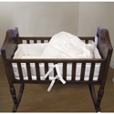 Gold Brocade Cradle Bedding