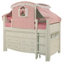 Emma Low Loft Bed with Tent