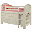 Emma Twin Low Loft Storage Bed