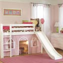 Princess Charlotte Low Loft Bed