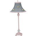 Gingham Rosebud Lamp