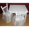 Stripe Princess Table and Chair Set