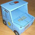 Police Car Step Stool