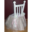 Stripe Princess Chair