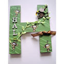 Monkey on a Branch Wall Letter
