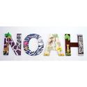 Noah's Jungle Wall Letters