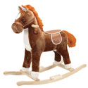 Brown Pinto Rocking Horse