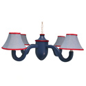 Chambray Blue Chandelier