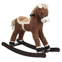 Dark Brown Rocking Horse